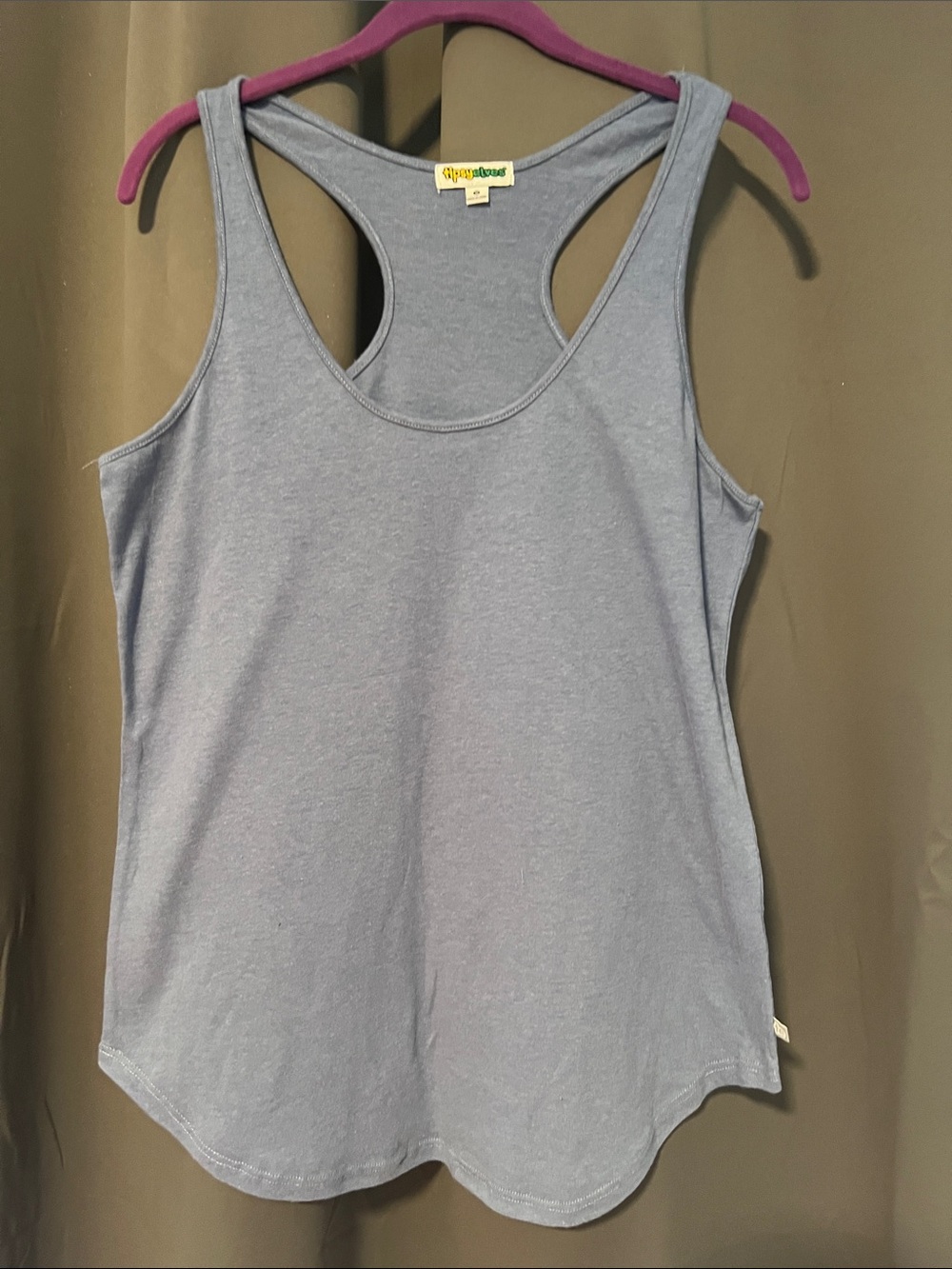 Tipsy Elves Heather Light Blue Racerback Tank